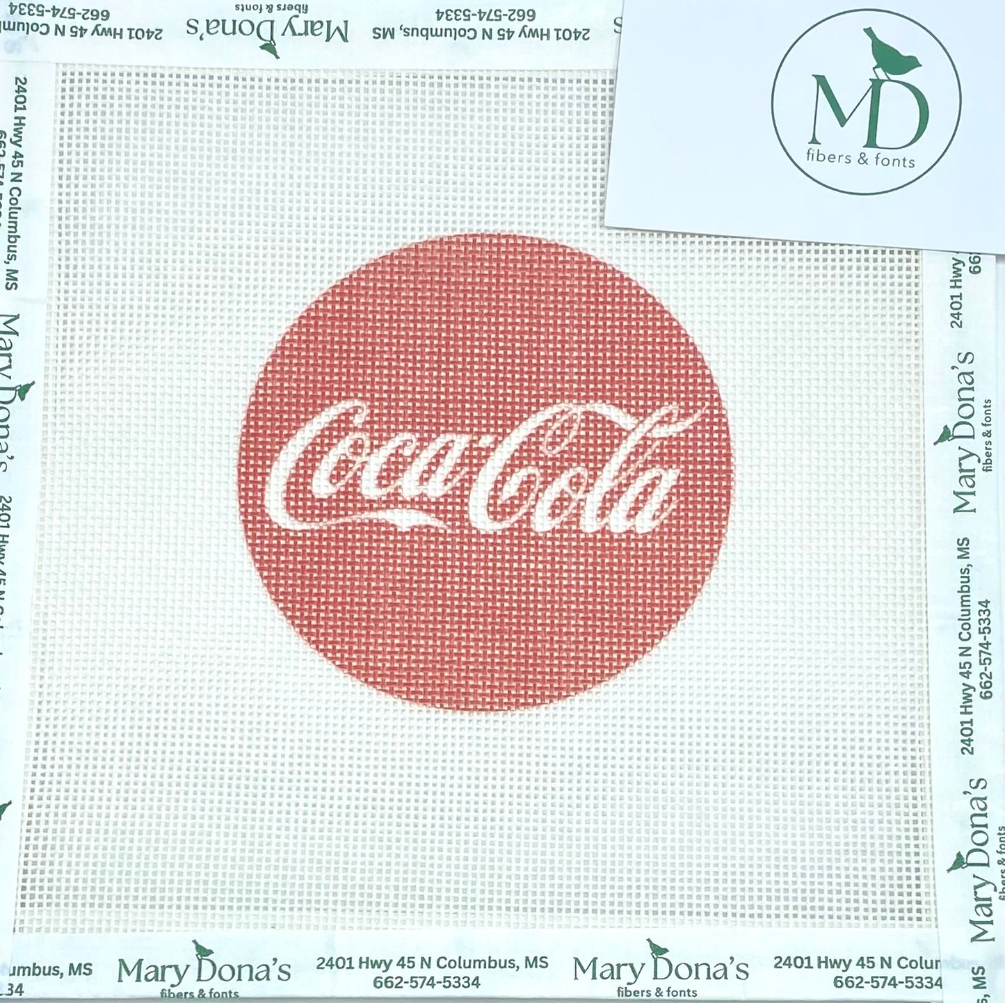 Coca-Cola® Needlepoint Canvas