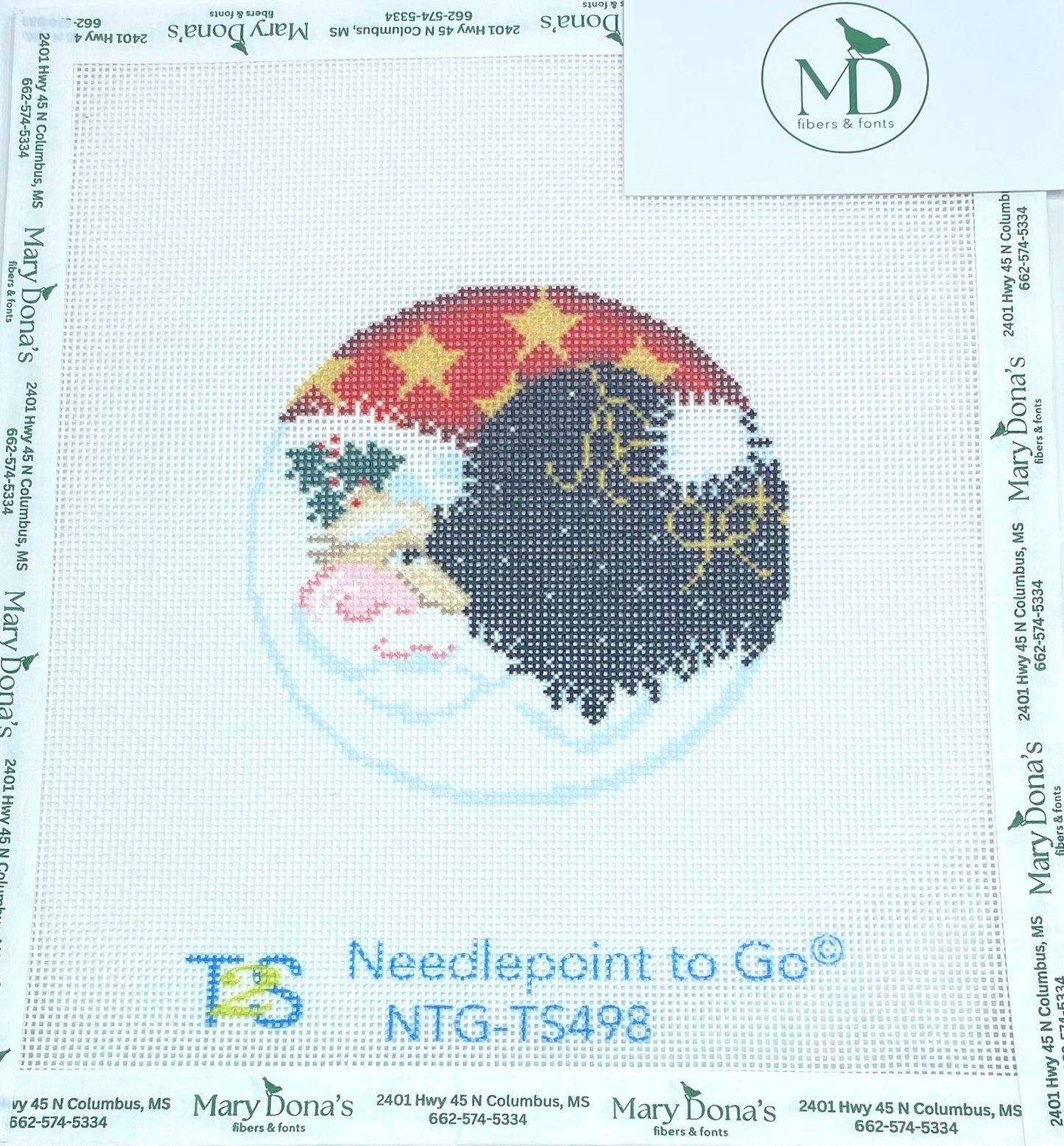 Santa Moon Round