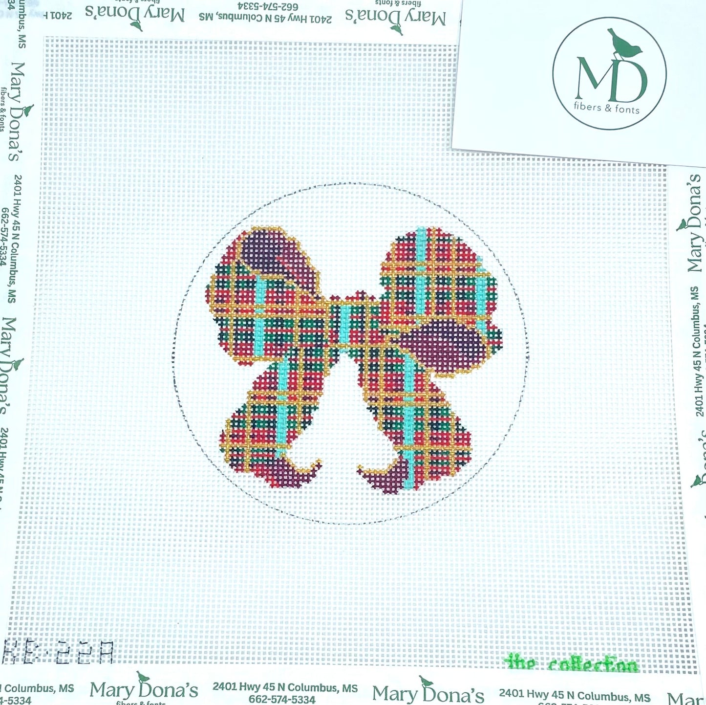 Mini Plaid Bow