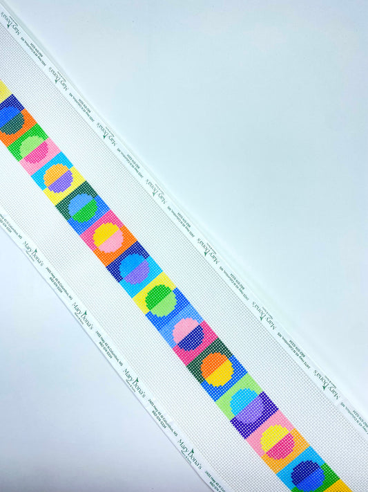 Multicolored Circles Purse Strap/Belt