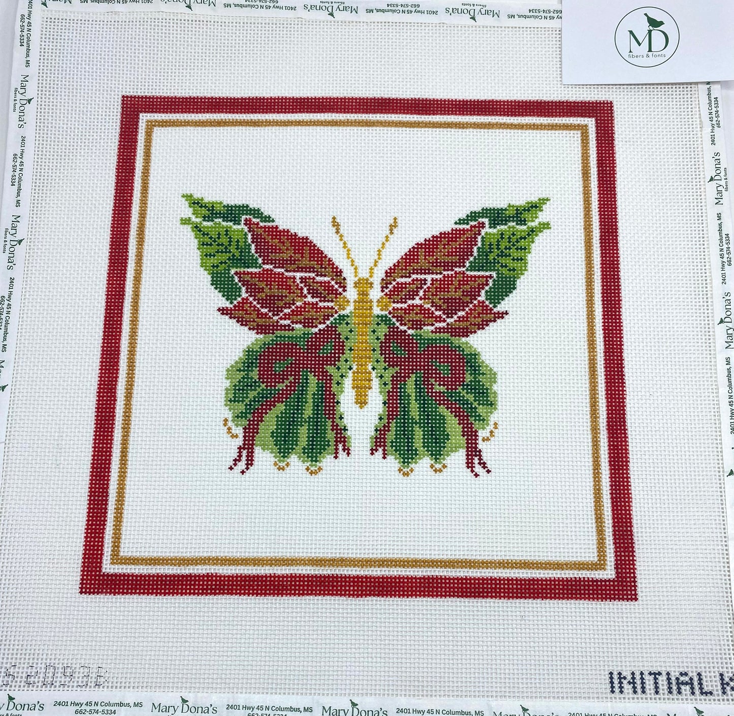 Large Butterfly - Poinsettia