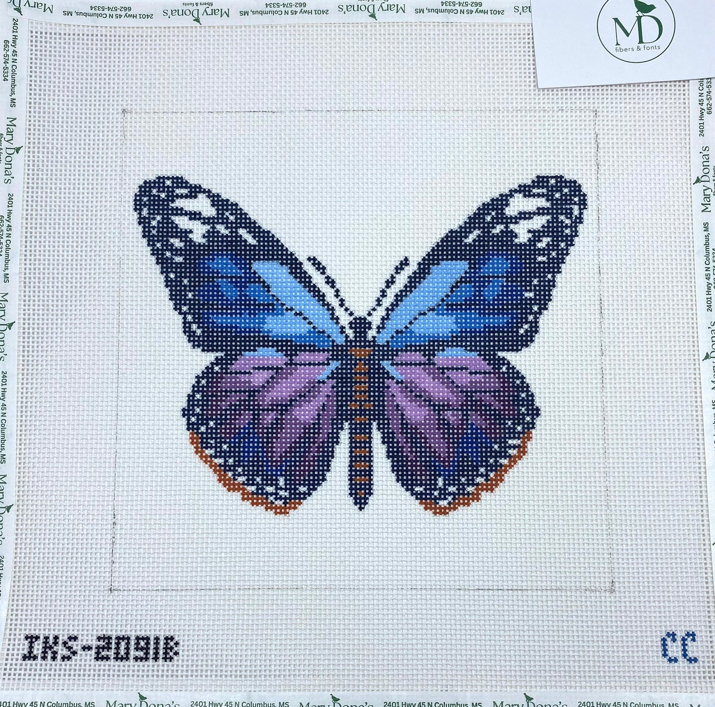 LARGE MONARCH BUTTERFLY - PURPLE