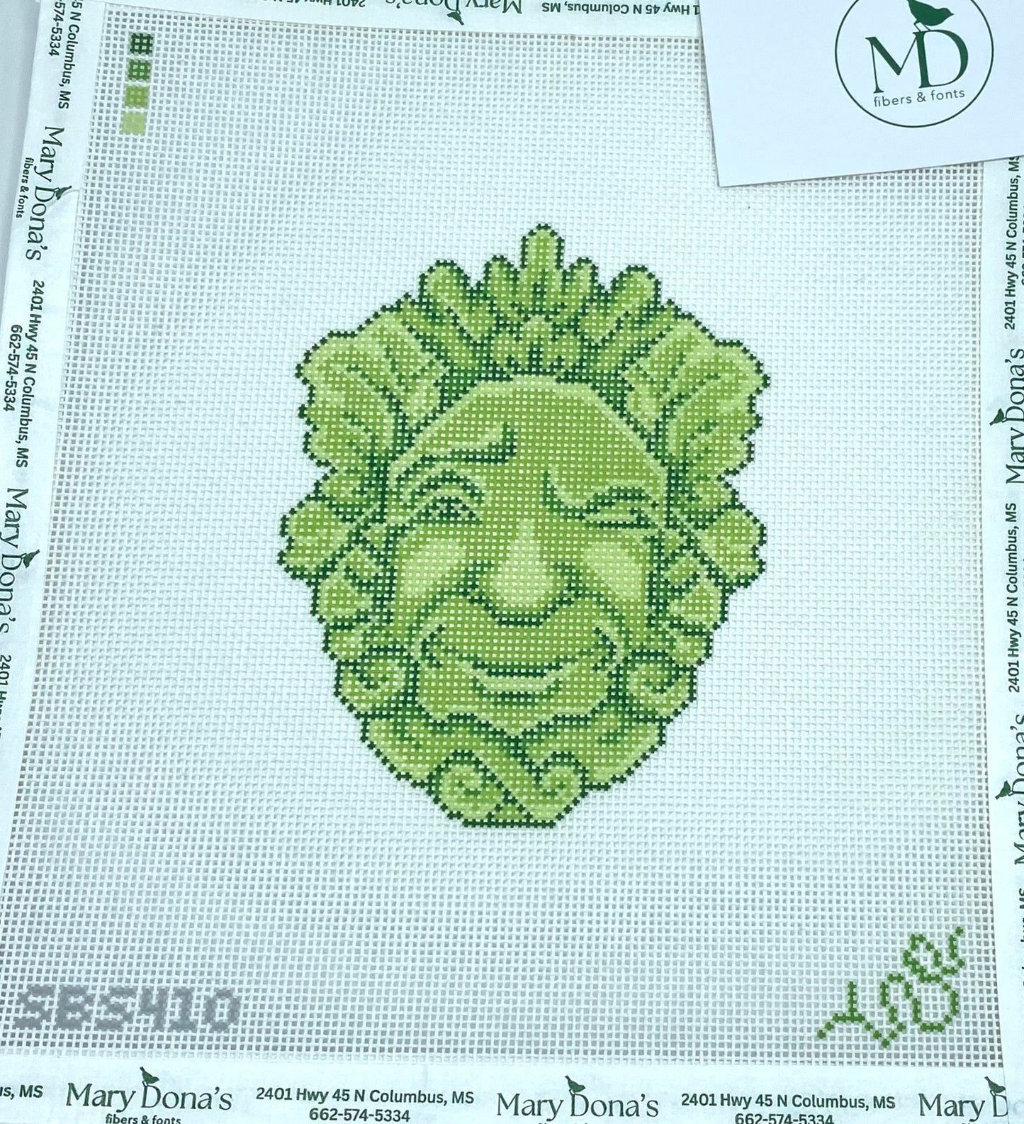 Winking Green Man