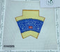 3D Wedge of Gruyere Cheese Needlepoint Canvas