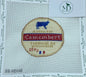 Camembert Cheese Needlepoint Canvas