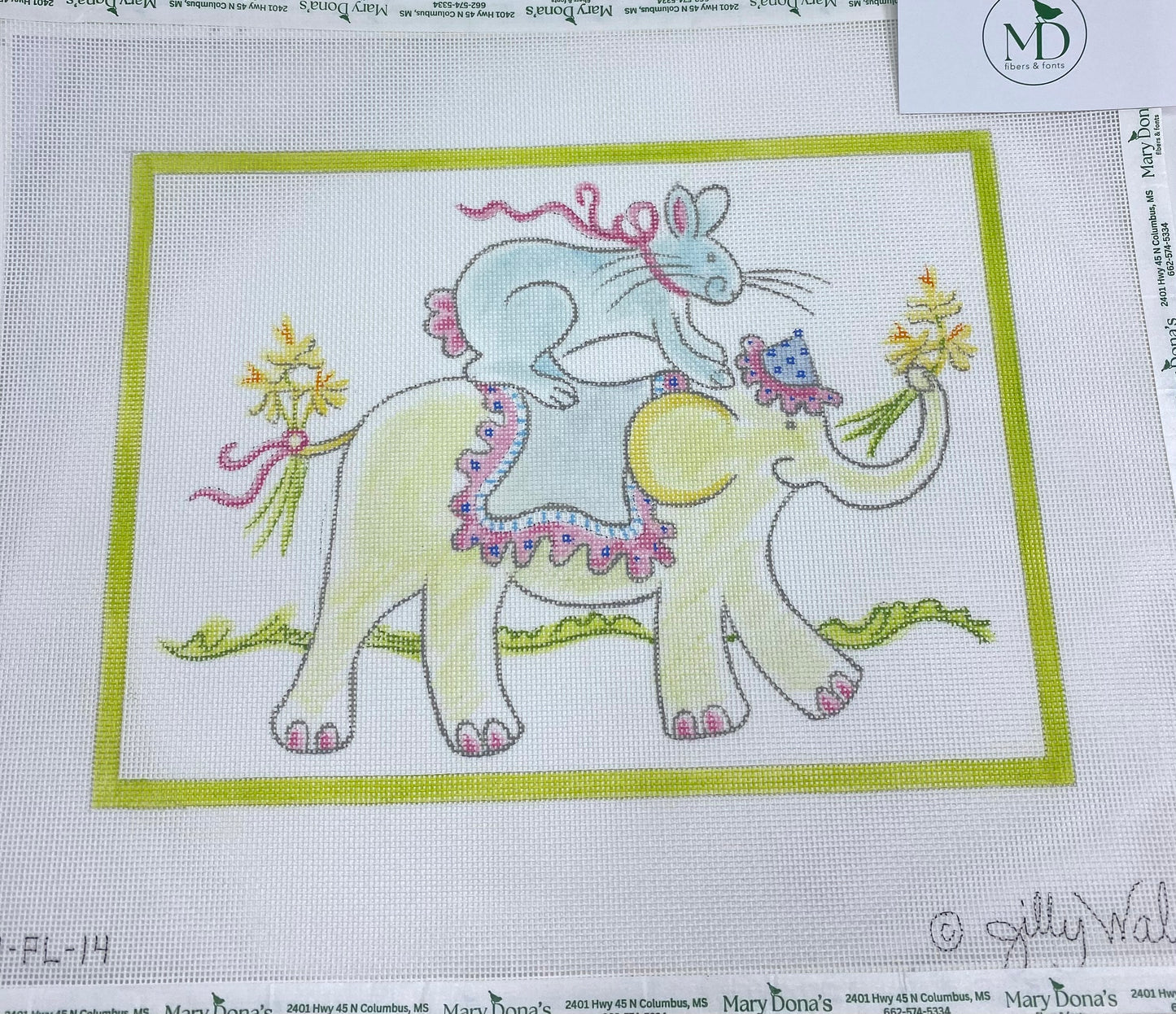 Bunny Riding Elephant