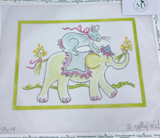 Bunny Riding Elephant