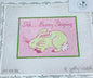 Shh Bunny Sleeping Pink