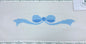 Blue Bow Baby Hanger Needlepoint Canvas