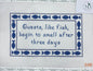 Guests, like fish, begin to smell after three days