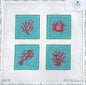 Aqua Ocean Bottom Coasters