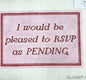 RSVP Pending