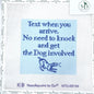 Text When You Arrive...