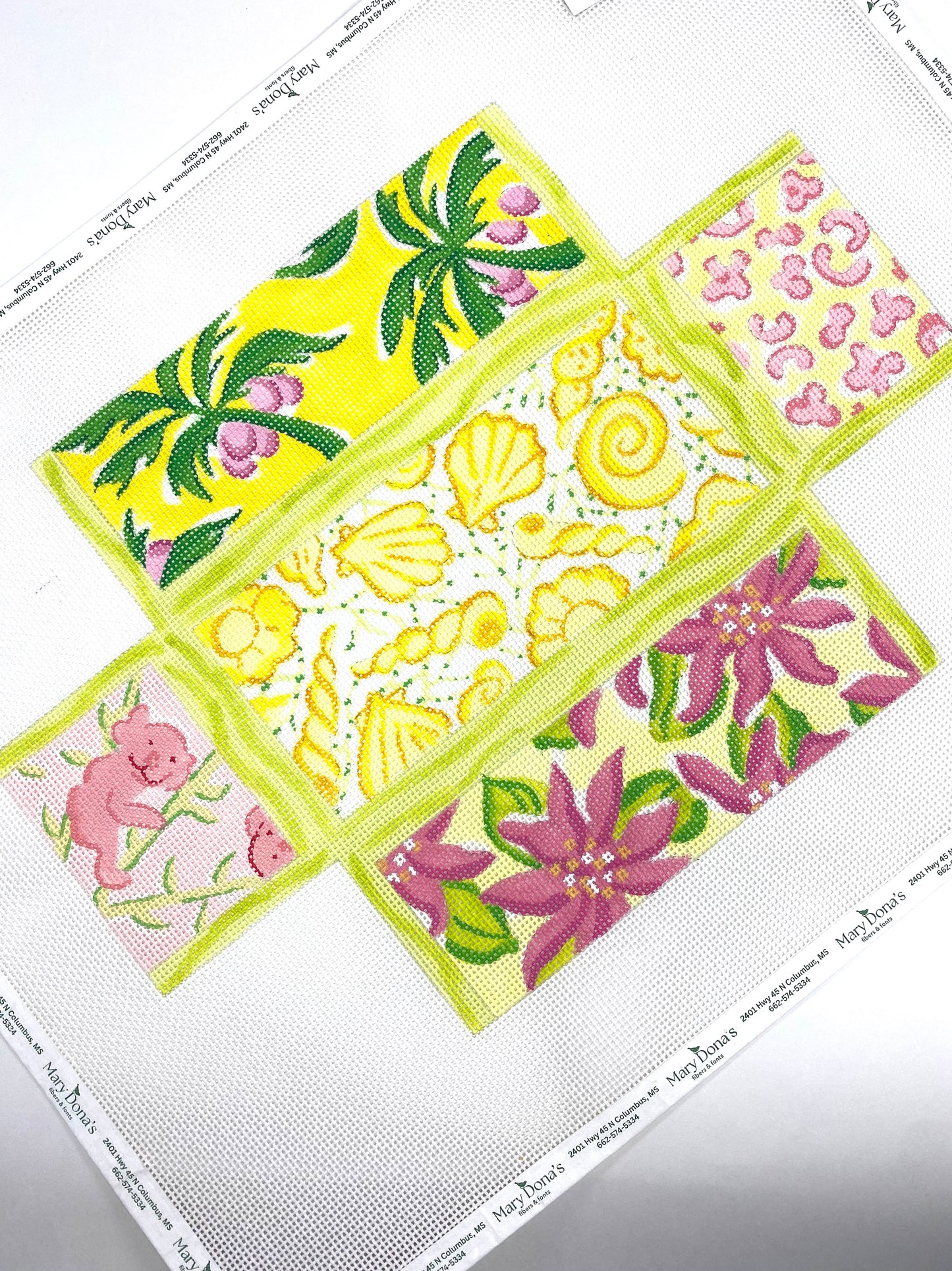 Lilly inspired Brick Cover Yellows