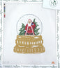 Santa Snow Globe Canvas
