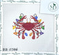 Christmas by the Sea - Crab with Christmas Lights