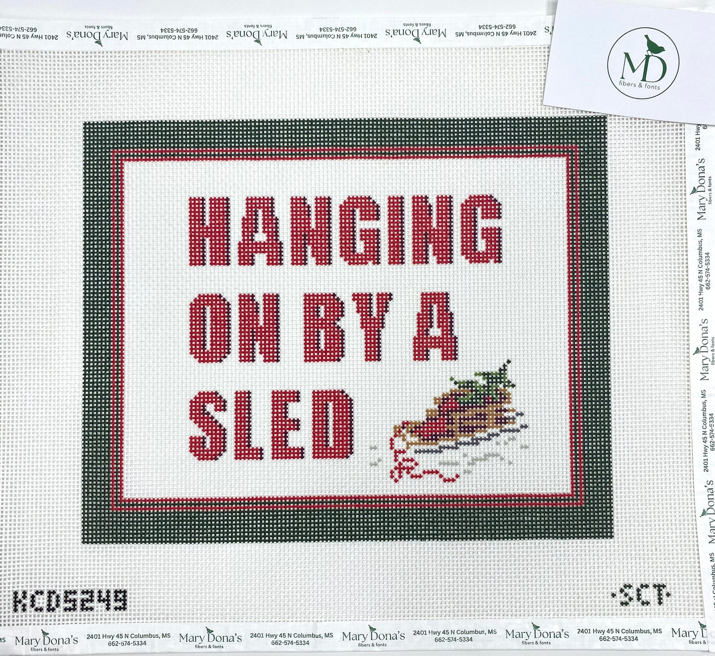 Hanging on by a Sled