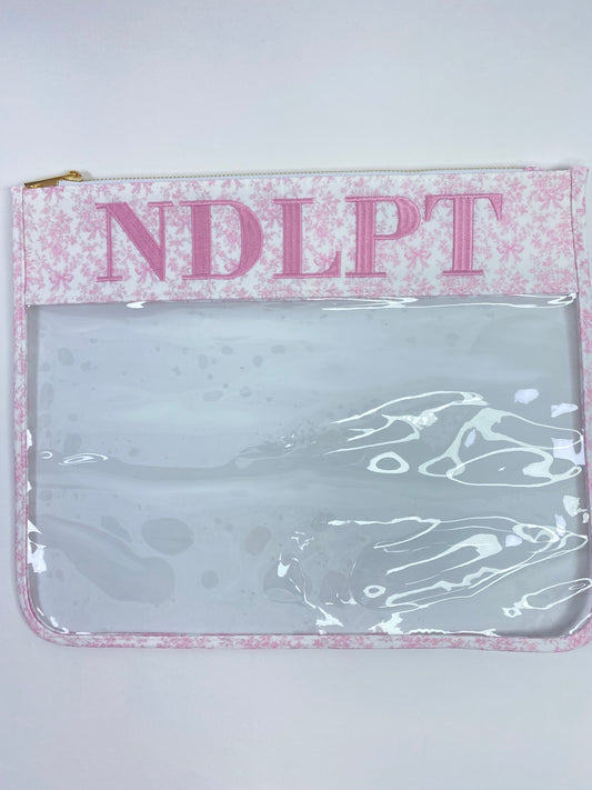 NDLPT Pink Coquette Project Bag