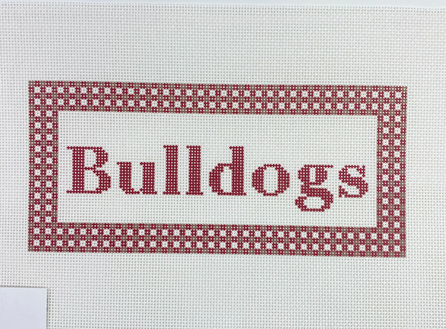 Bulldogs in Gingham