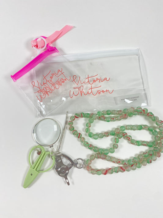 Gemstone Chatelaine - Sweet Pea