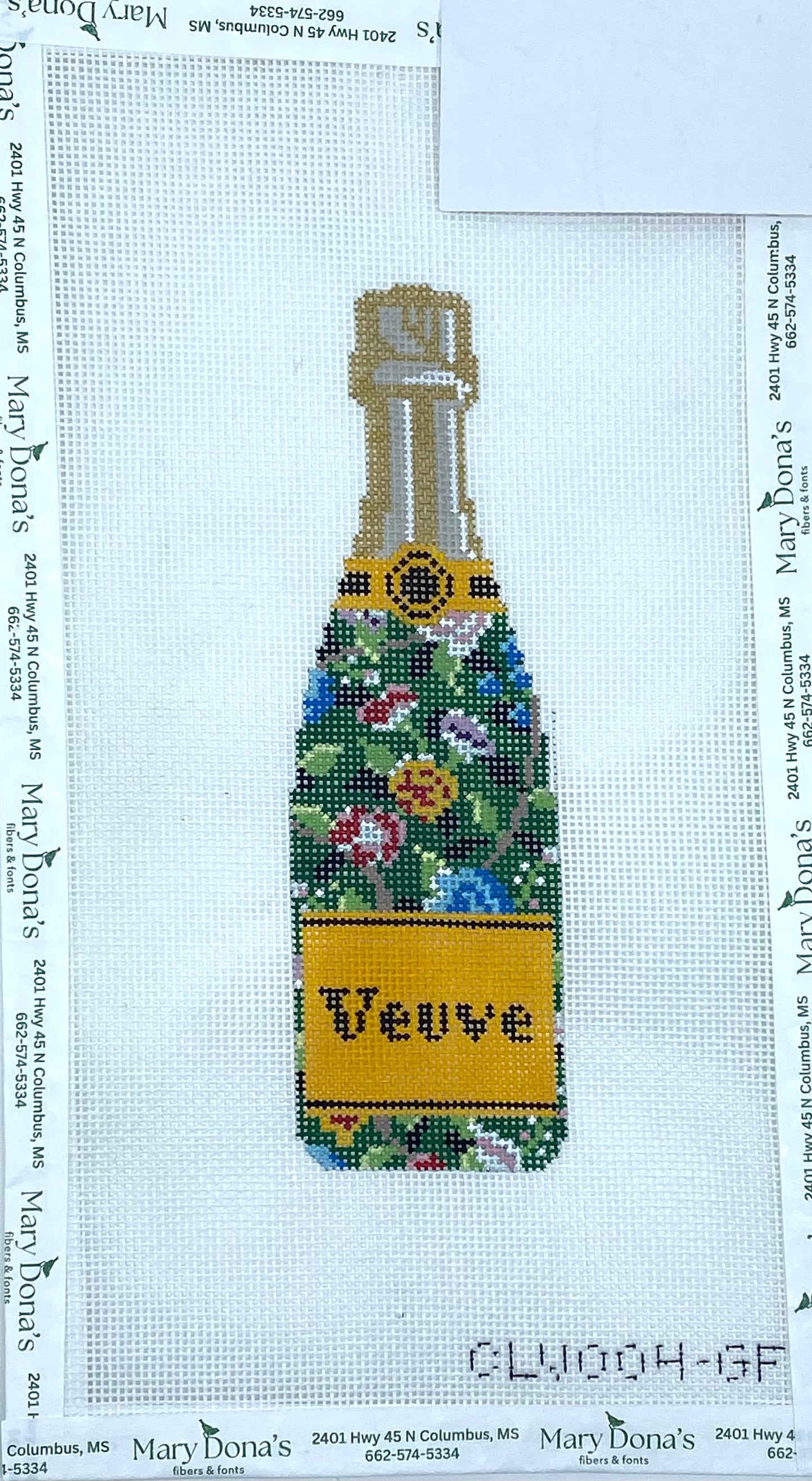 Green Floral Champagne