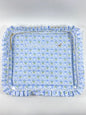 The Ruffle Carryall Project Bag-Blue Scallop Floral