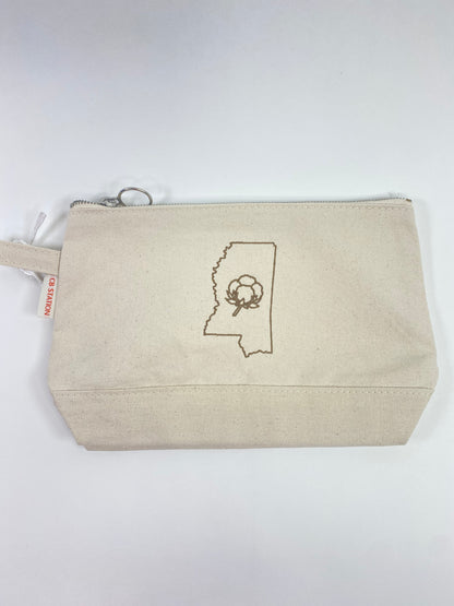 Makeup Bag Natural MS Cotton