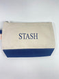 Makeup Bag Navy "Stash"
