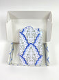 Blue Scallop Paisley Tin