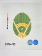 Baseball from Above Oval