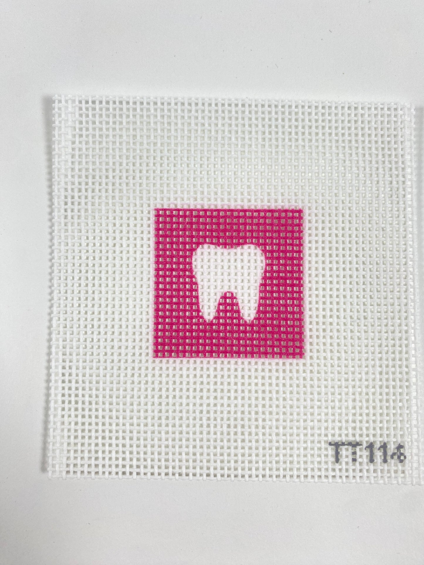Tooth with Pink Background