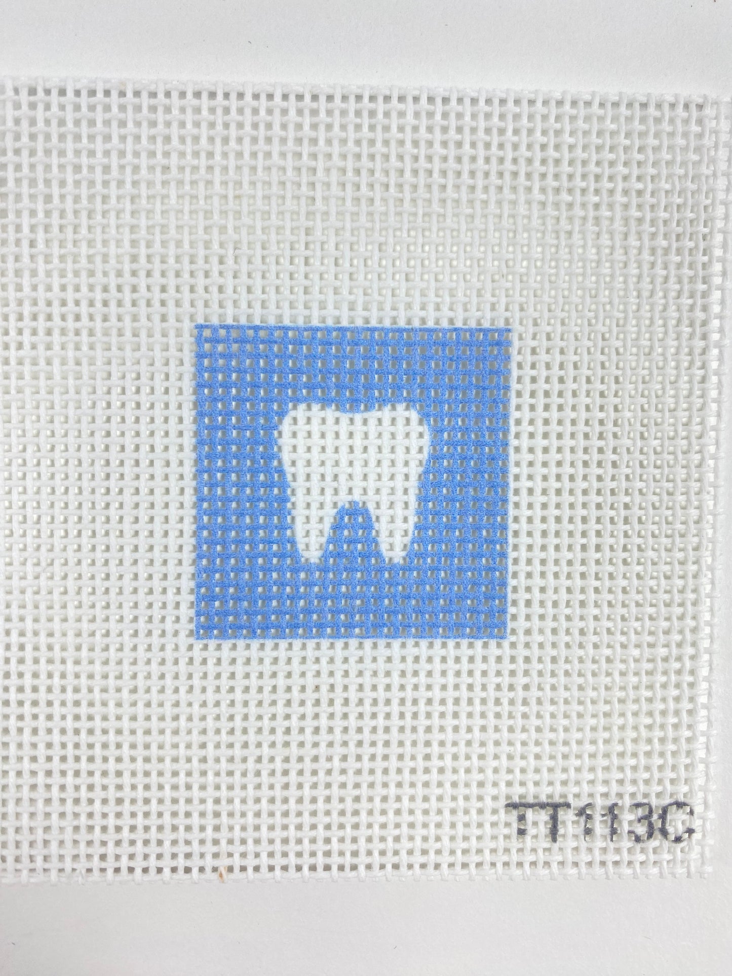 Tooth with Lt. Blue Background