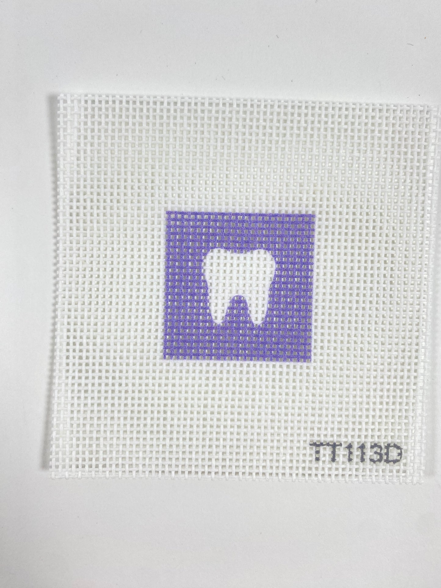 Tooth with Purple Background