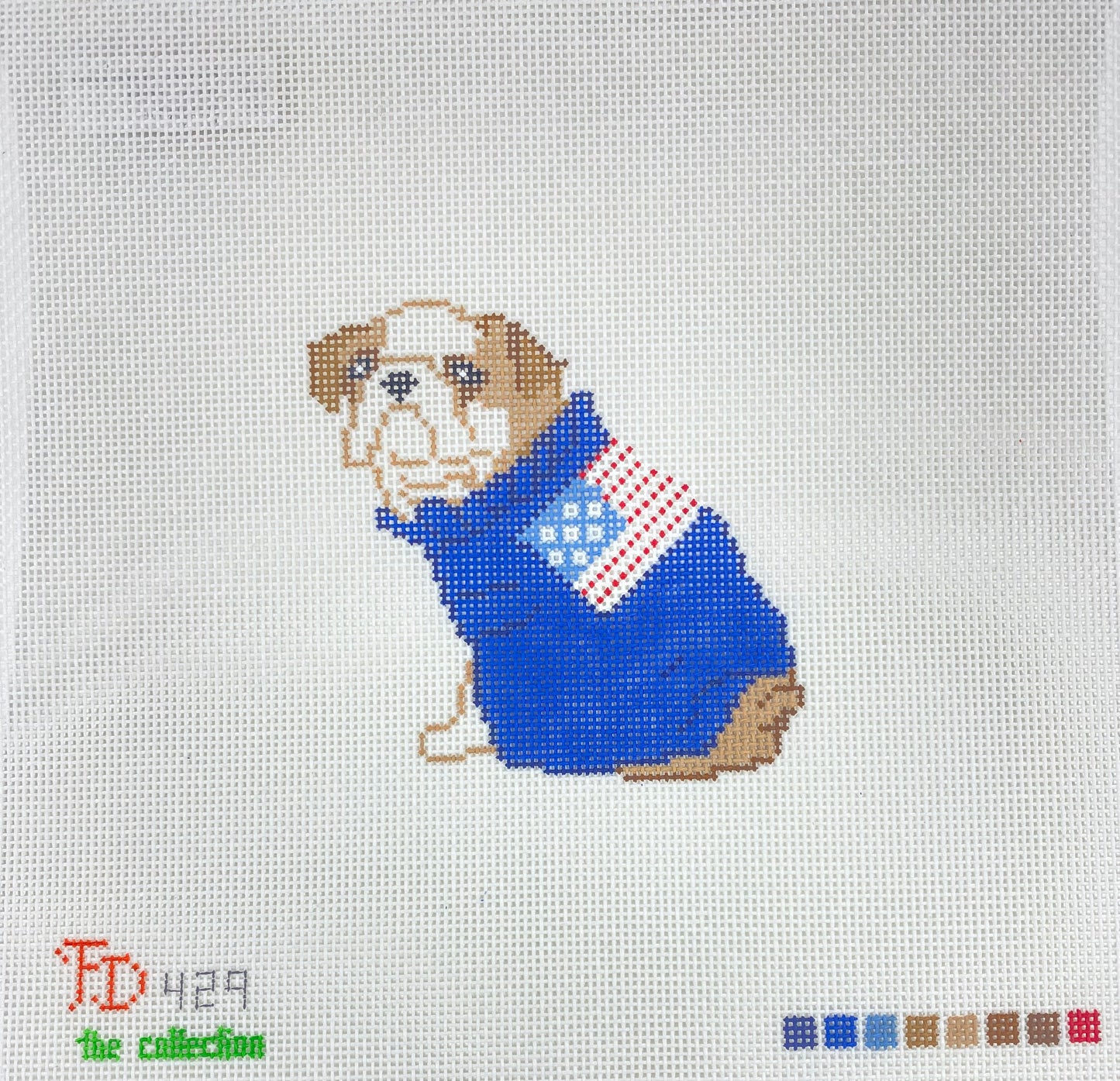 Bulldog w/Sweater
