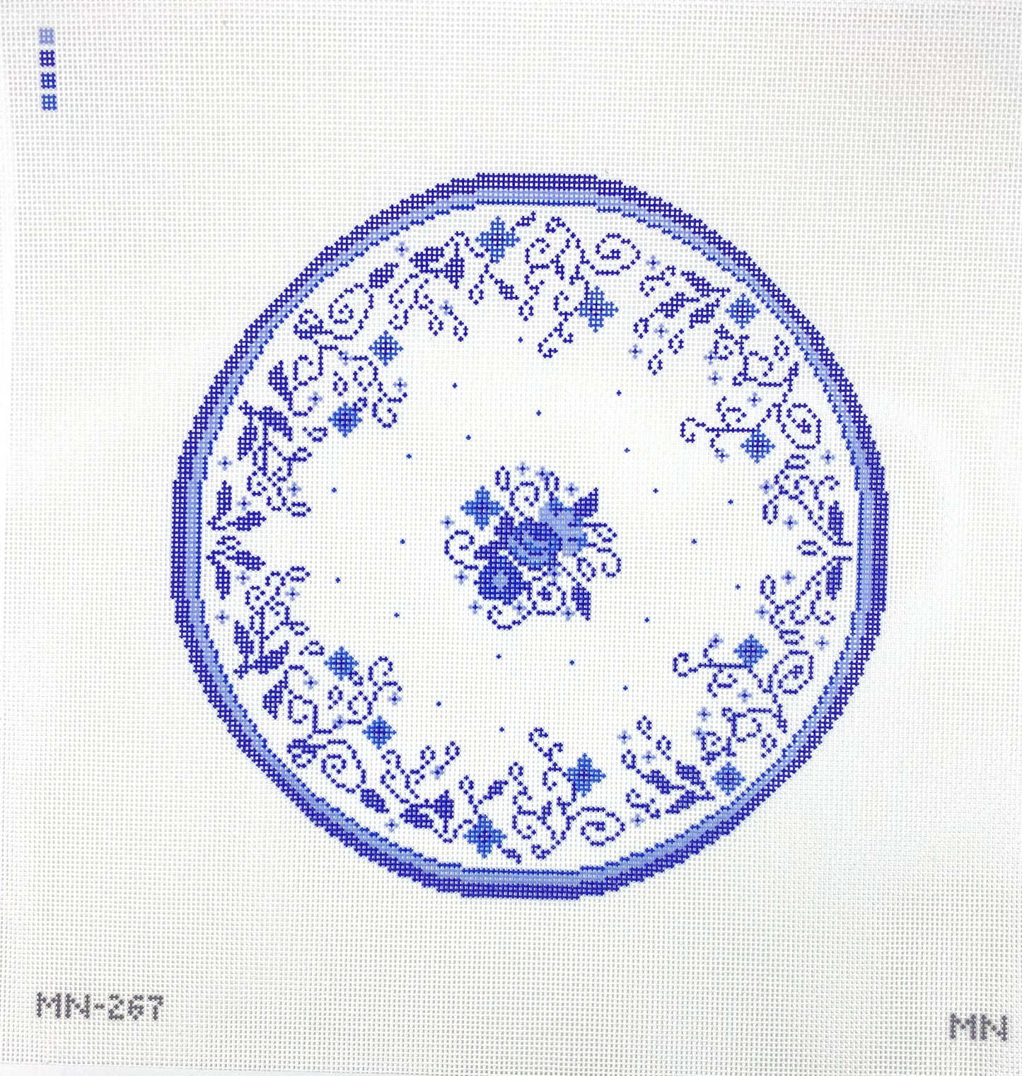Blue China Plate