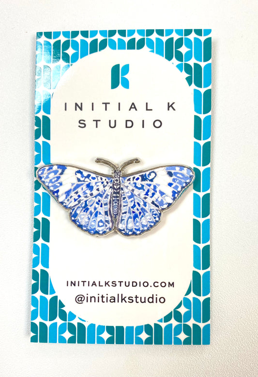 Chinoiserie Butterfly Needle Minder