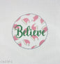 "Believe" Santa Hats Pink