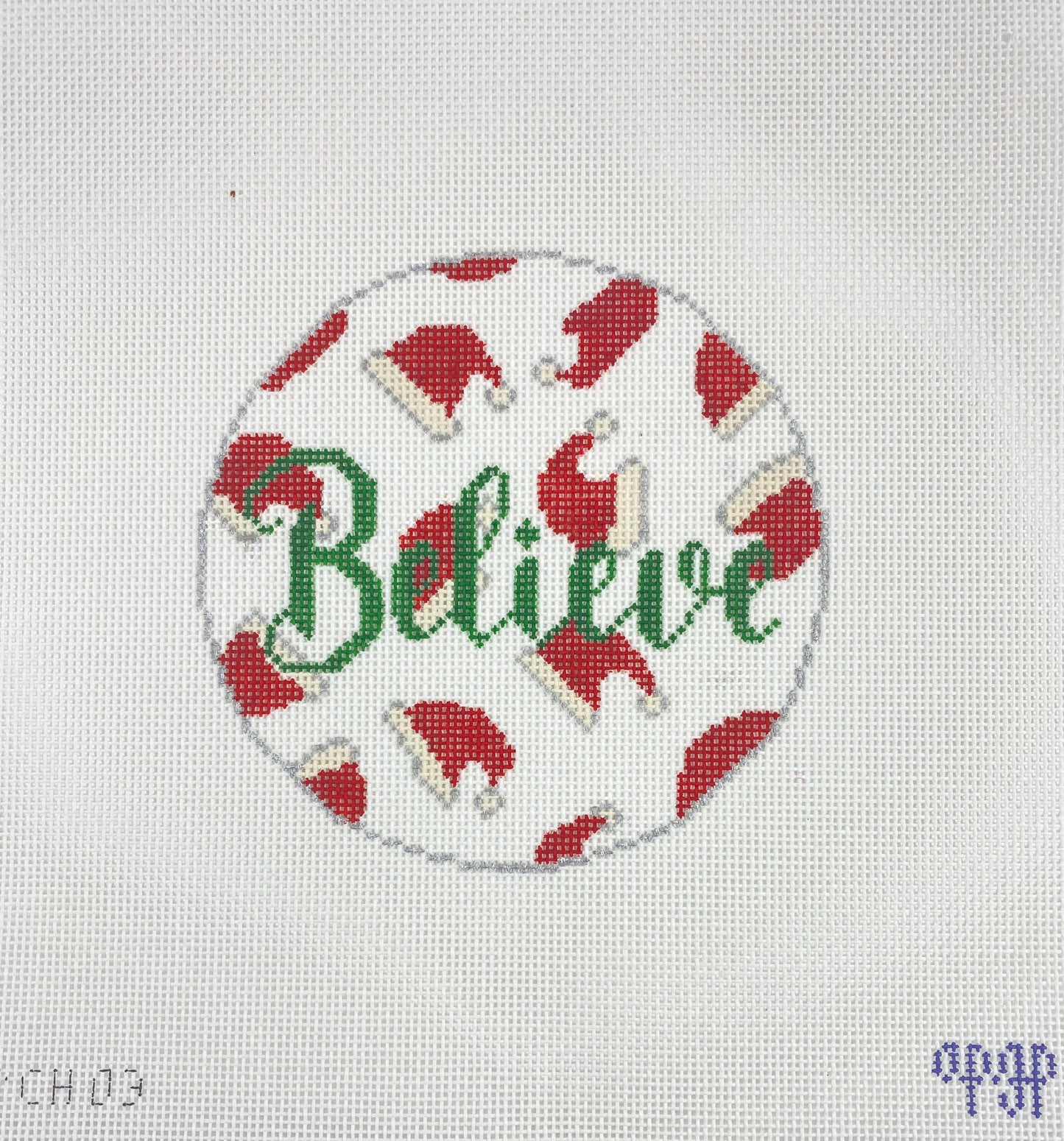 "Believe" Santa Hats Red & Green