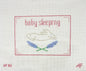 Baby Sleeping Needlepoint Canvas Pink