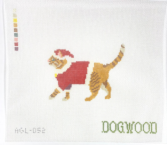 Santa Orange Cat