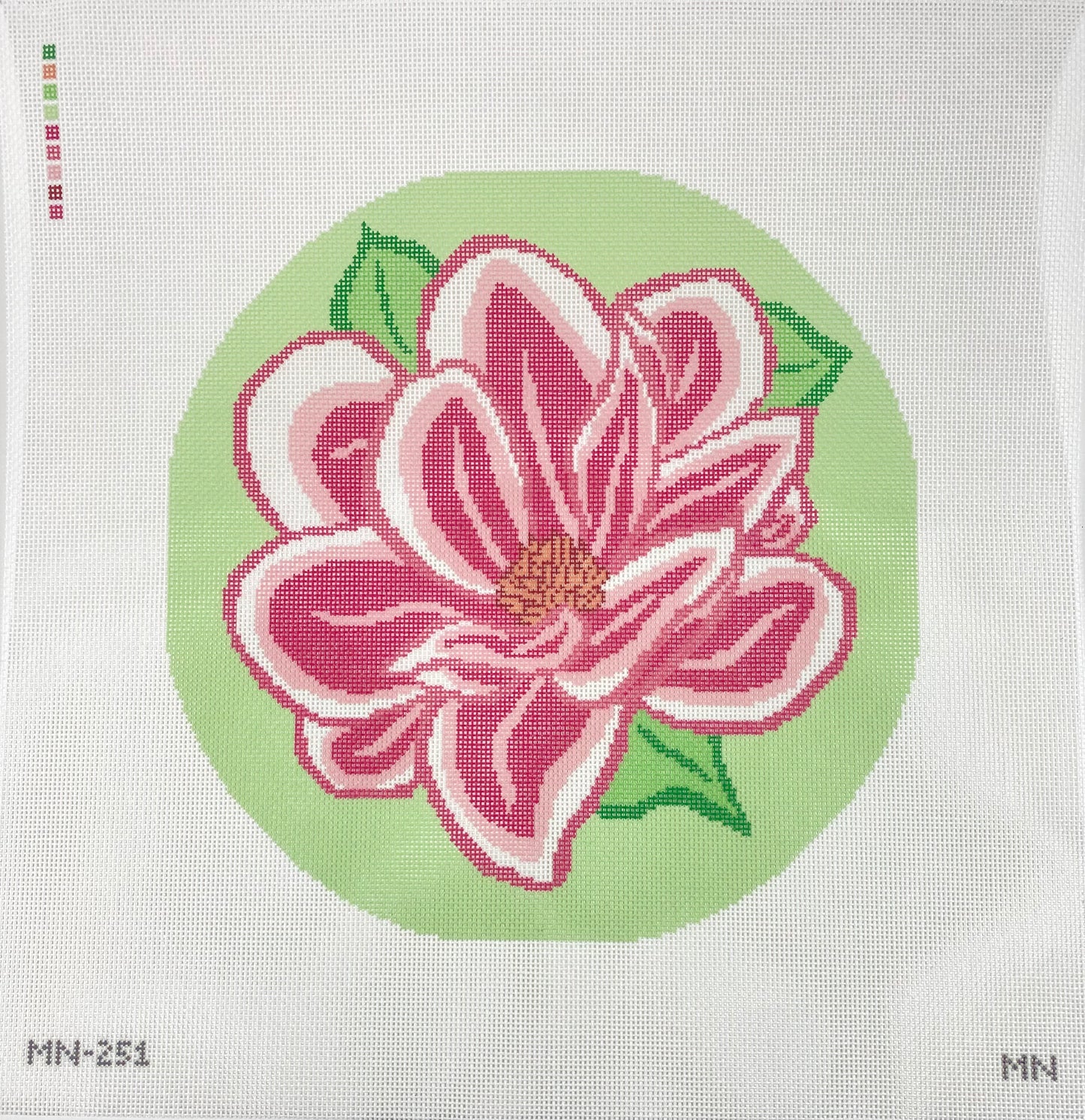 Spring Magnolia Pillow Round