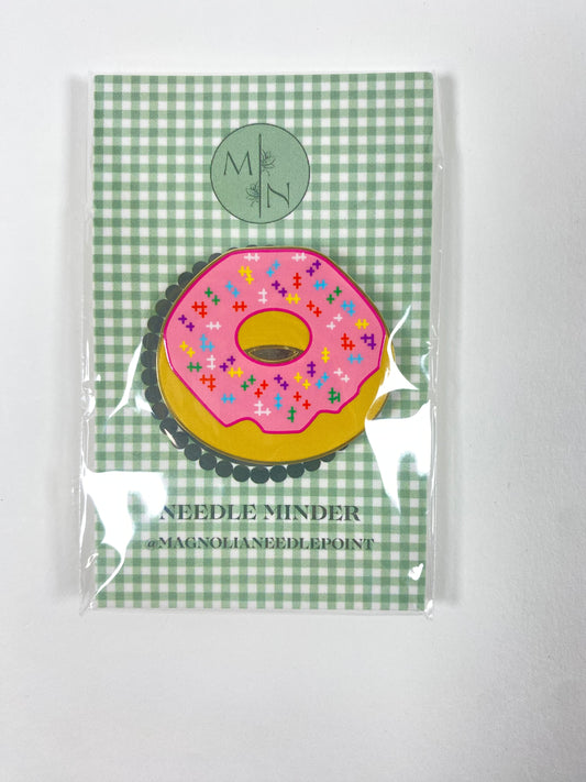 1.5” Strawberry Sprinkles Donut Needle Minder