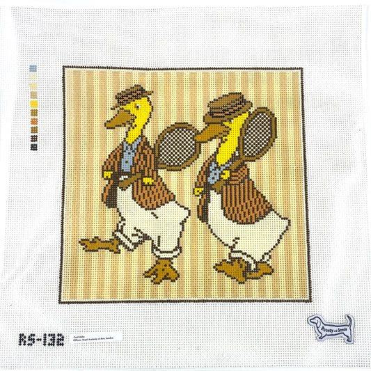 Tennis Ducks Large (Cecil Aldin)