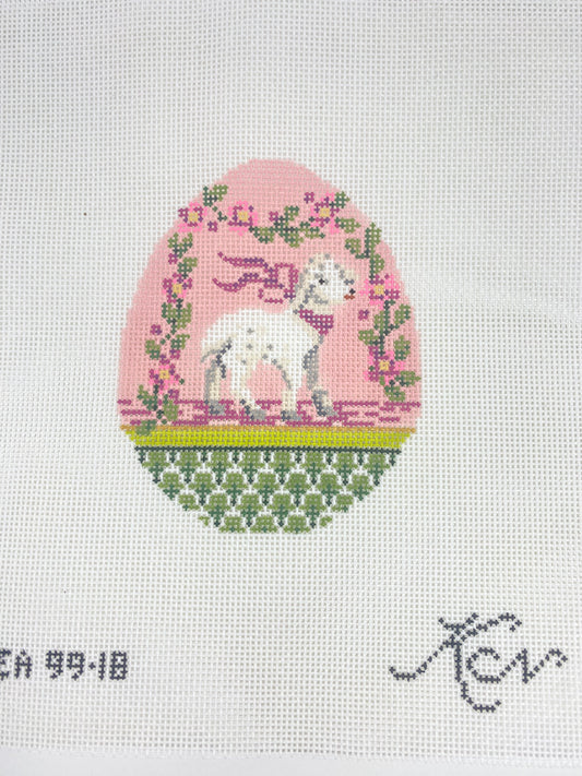 Pink Garland Lamb egg