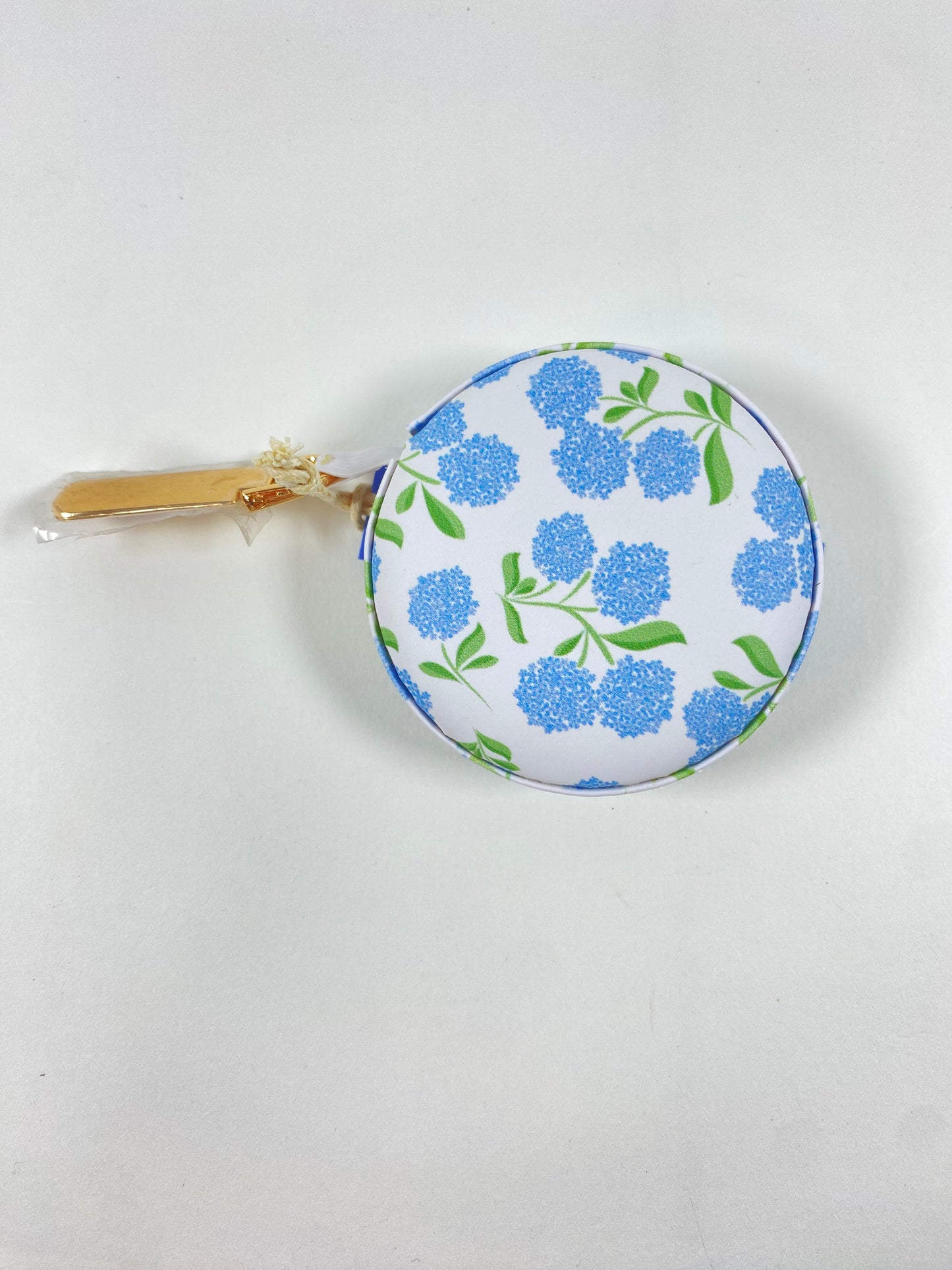 Blue Hydrangea small print Measuring Tape
