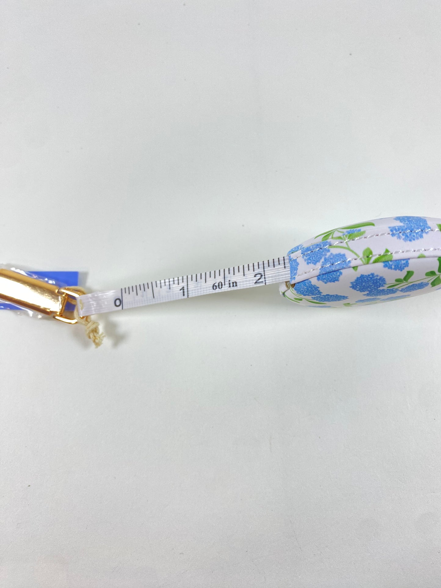 Blue Hydrangea small print Measuring Tape