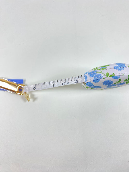 Blue Hydrangea small print Measuring Tape