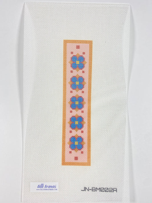 Orange Floral Bookmark