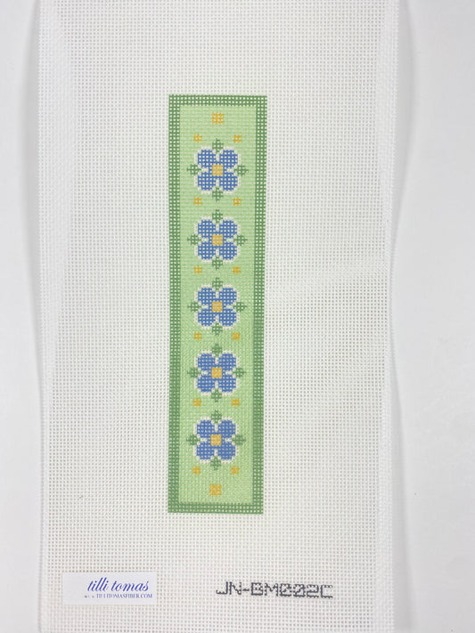 Green Floral Bookmark