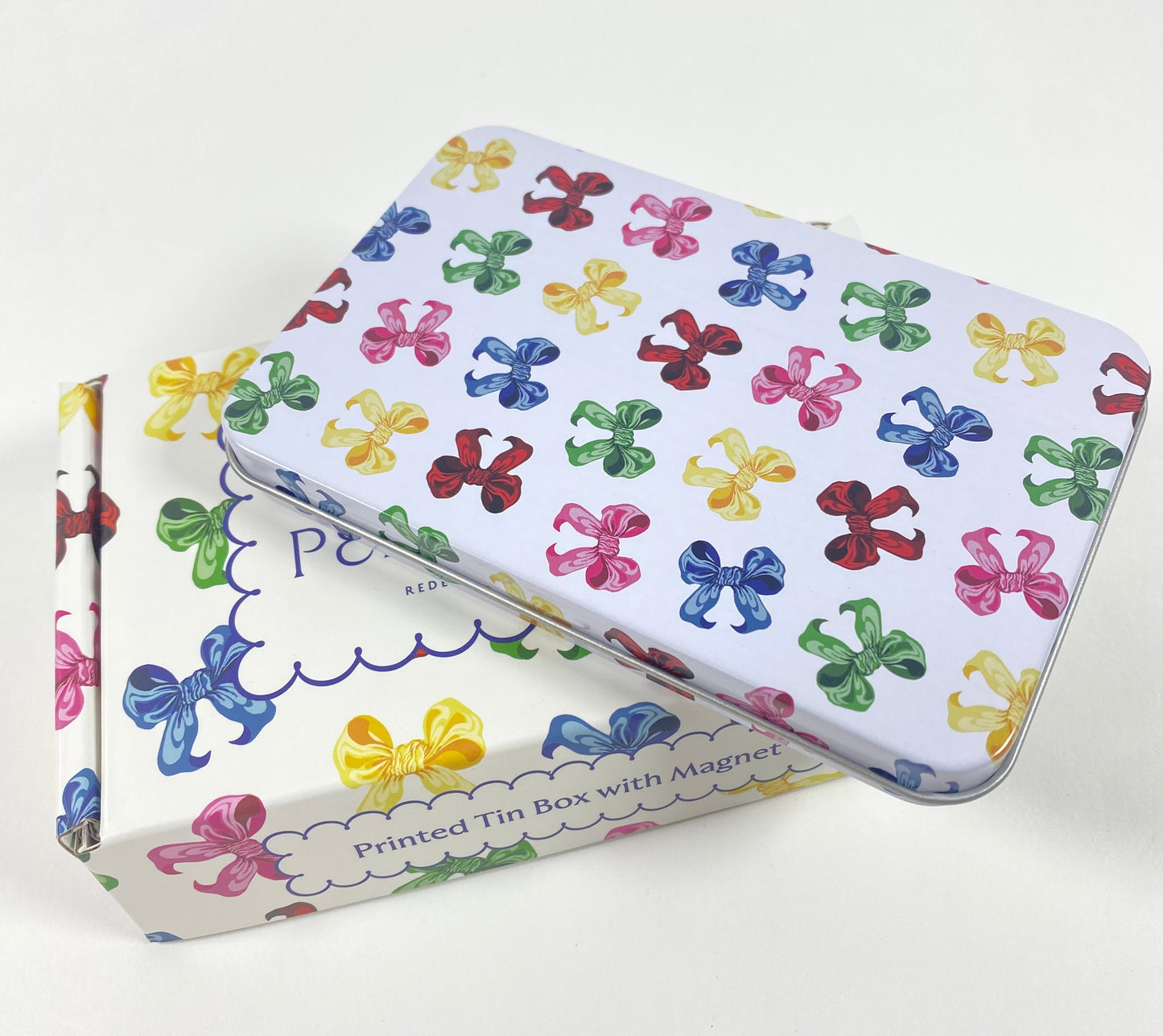 The Collection Bow Printed Tin with Magnet